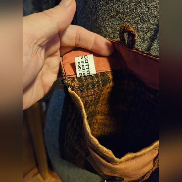 VINTAGE Handmade 100% COTTON crossbody bags(2) - Picture 6 of 8